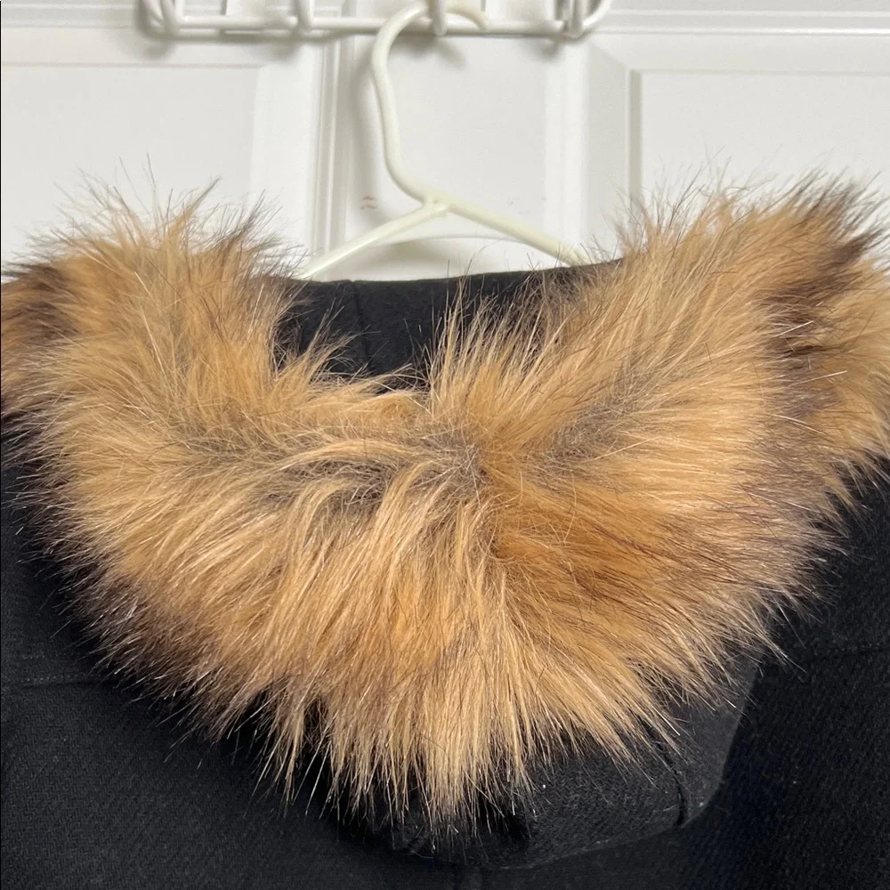 J. Crew Italian Stadium Cloth by Nello Gori Wool Parka Black Size 2 - Picture 4 of 8